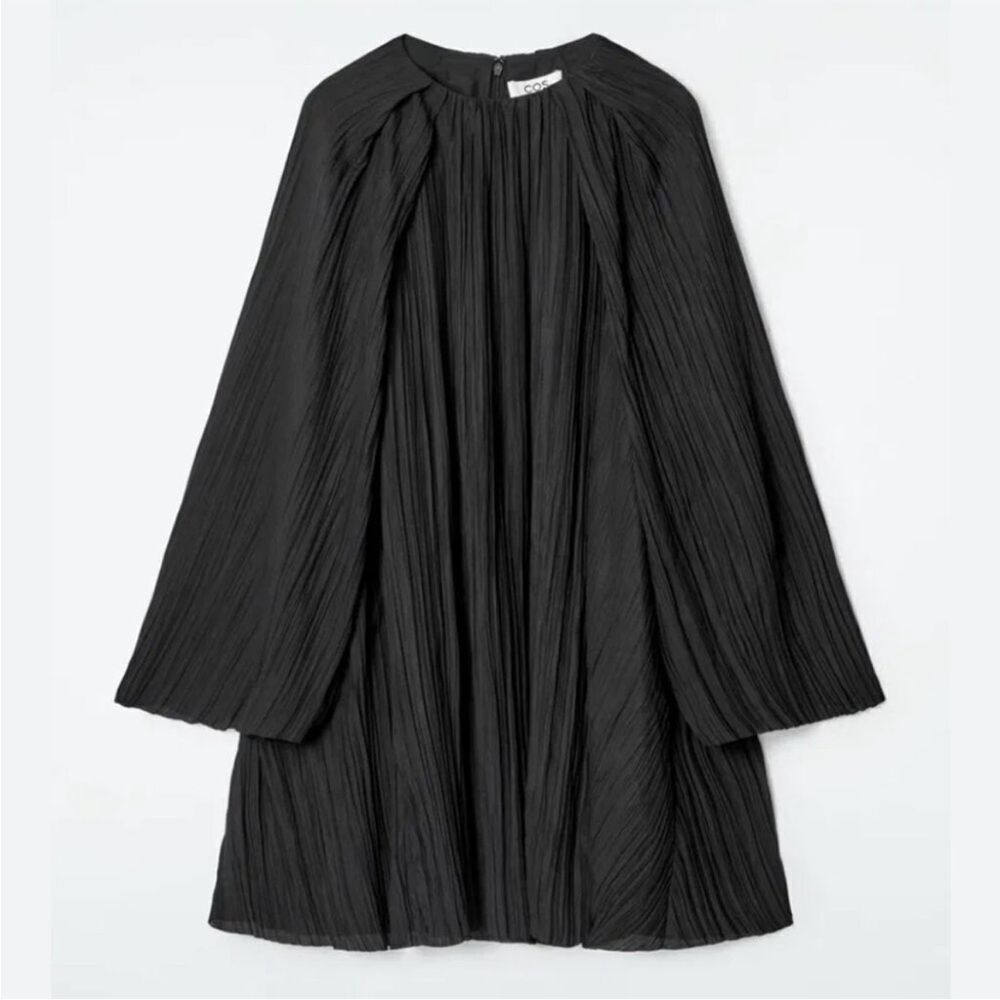 COS Long Sleeve Plisse Dress NWT